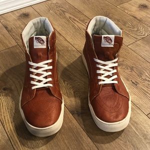 Men’s camel brown vans high tops